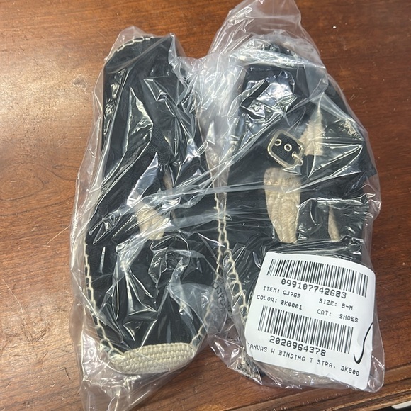 J Crew Made-in-Spain T-strap espadrille flats in canvas CJ762 - Picture 3 of 5